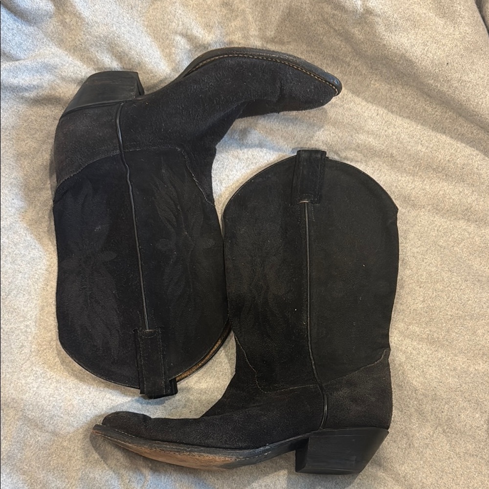 Tony Lama Black Western Boots
